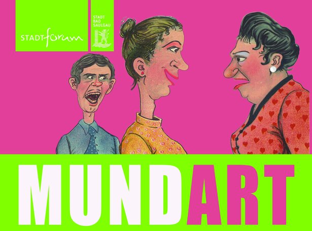 Plakat für Kabarett Comedy Musik.