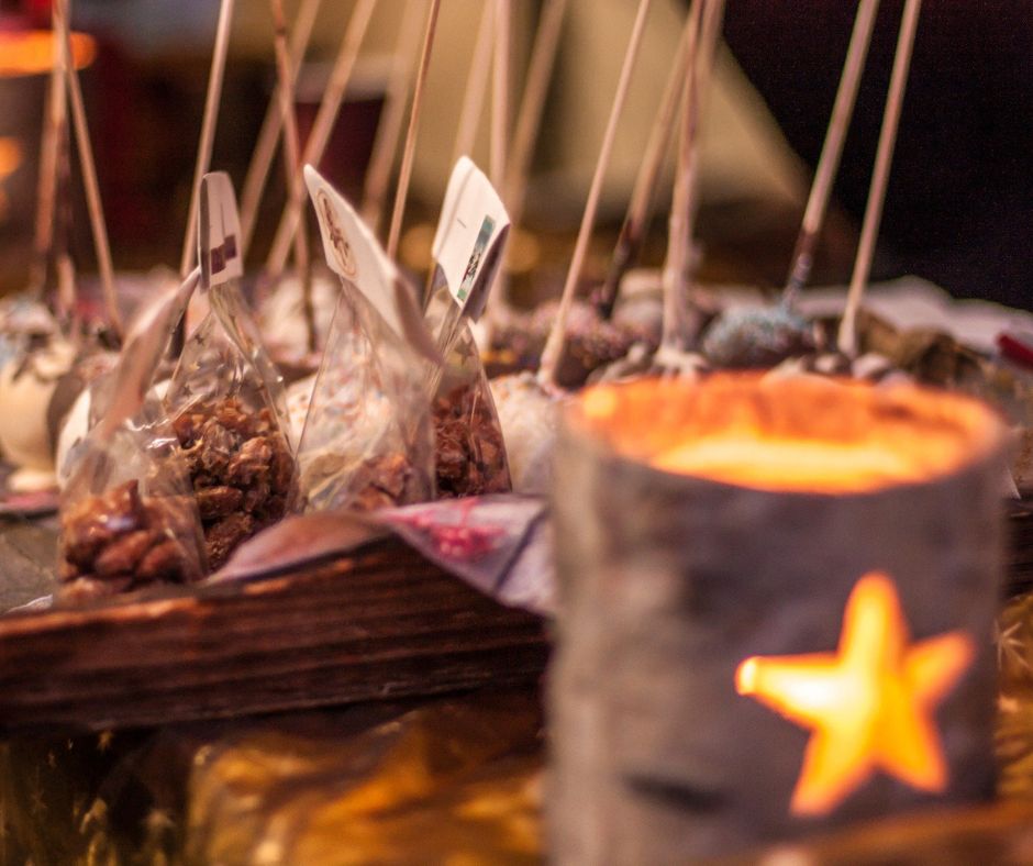 Weihnachtsmarkt Süßigkeiten